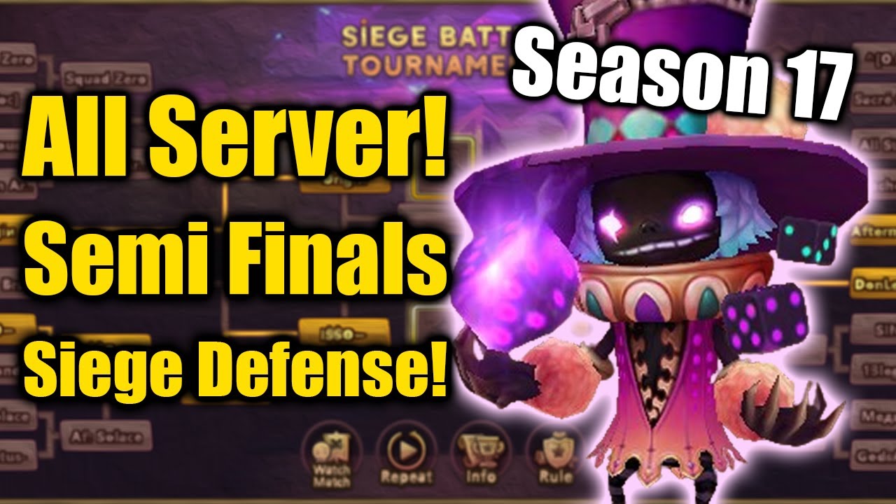 Season 17 Siege Semi Finals Defenses! | Summoners War