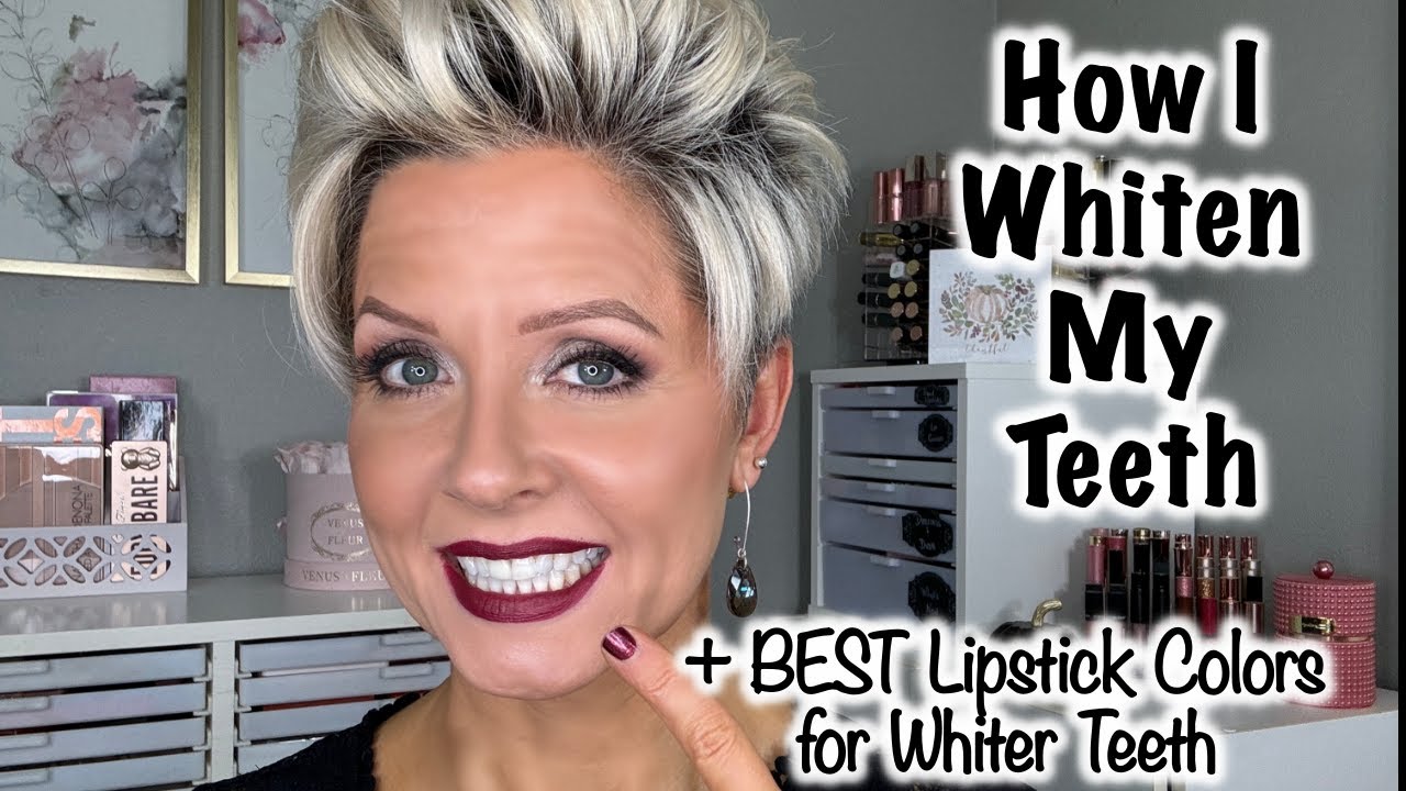 My Teeth Whitening Secret + BEST Lipstick Colors for Whiter Teeth