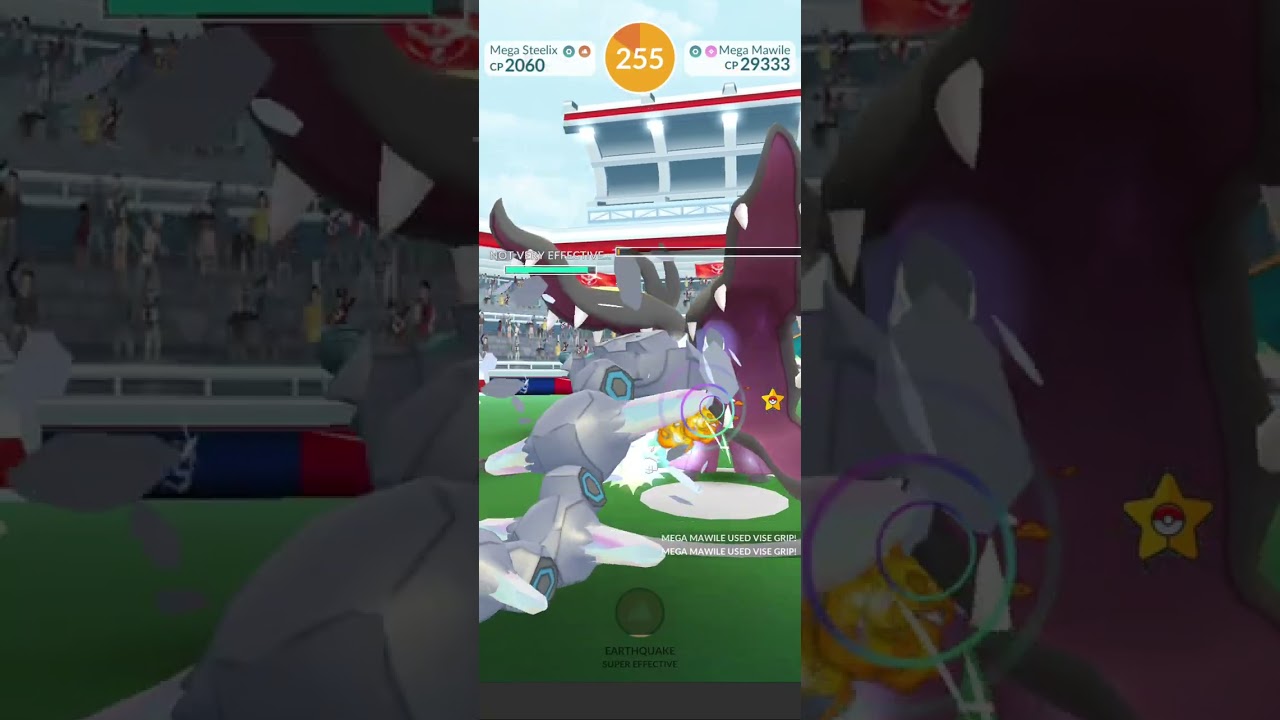 Mega Mawile raid day #pok&egrave;mongo#pokemongogameplay#poken