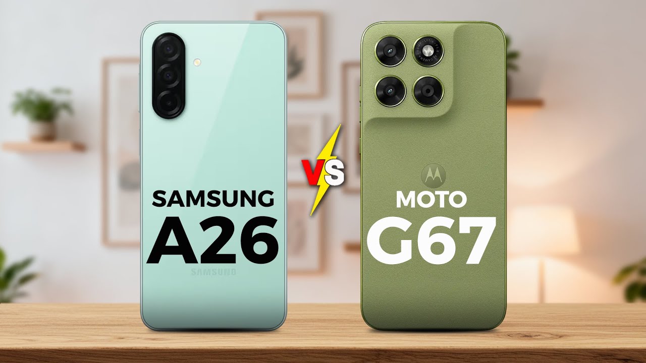 SAMSUNG A26 5G VS MOTO G67