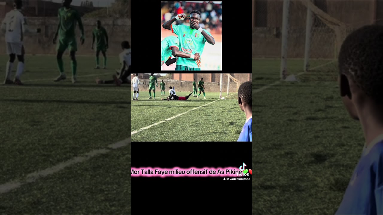 Mor Talla Faye milieu offensif de as Pikine 💚❤️