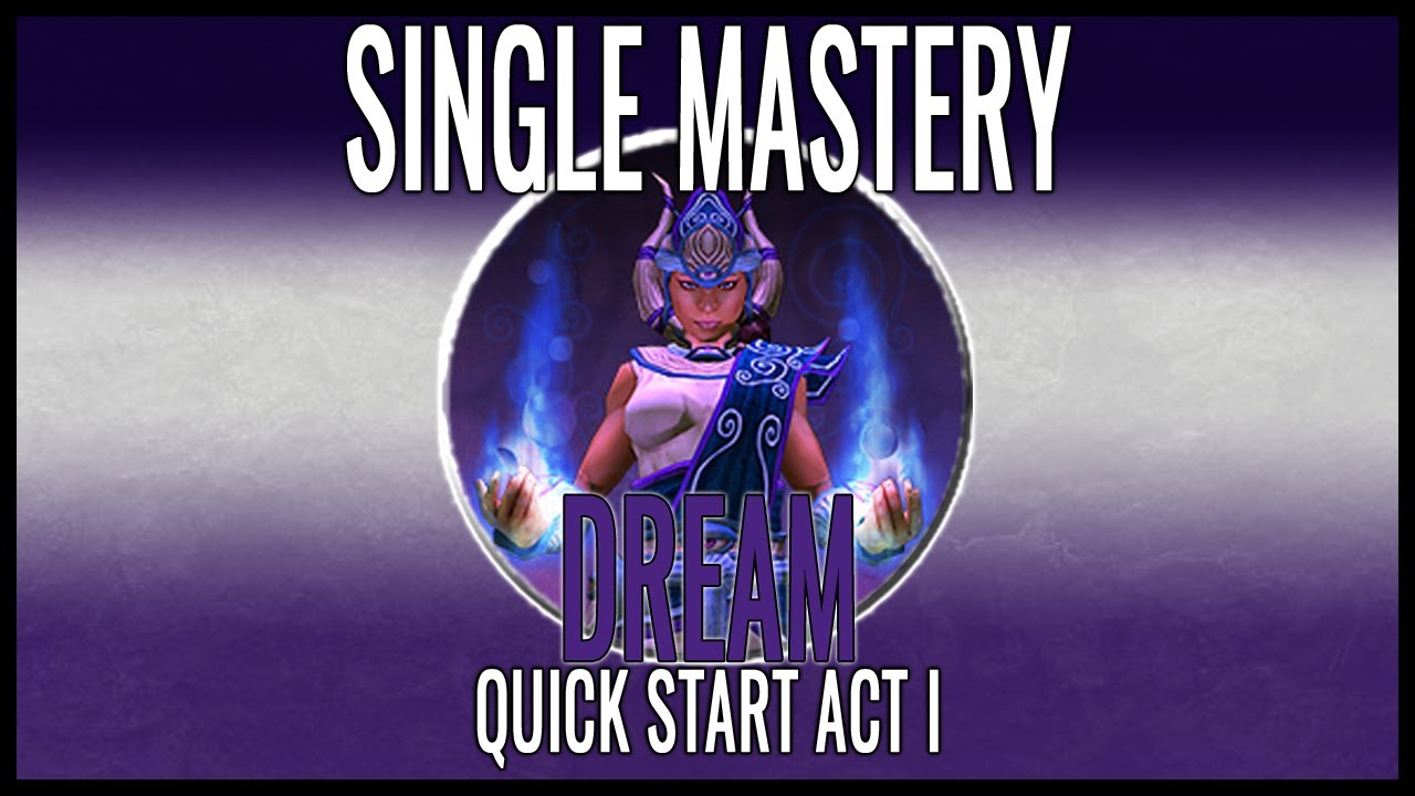 Titan Quest Dream Single Mastery - Act 1 Quickstart