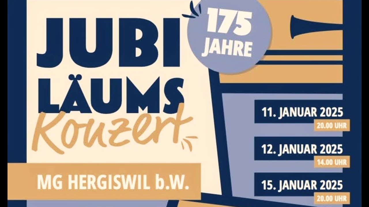 Musikgesellschaft Hergiswil b. W. / Jubil&auml;umskonzert 2025
