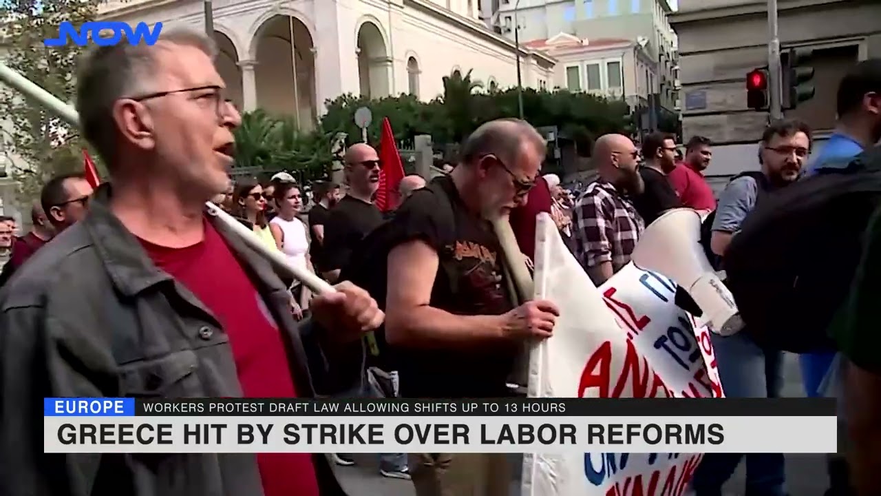 Greece hit by strike over labor reforms