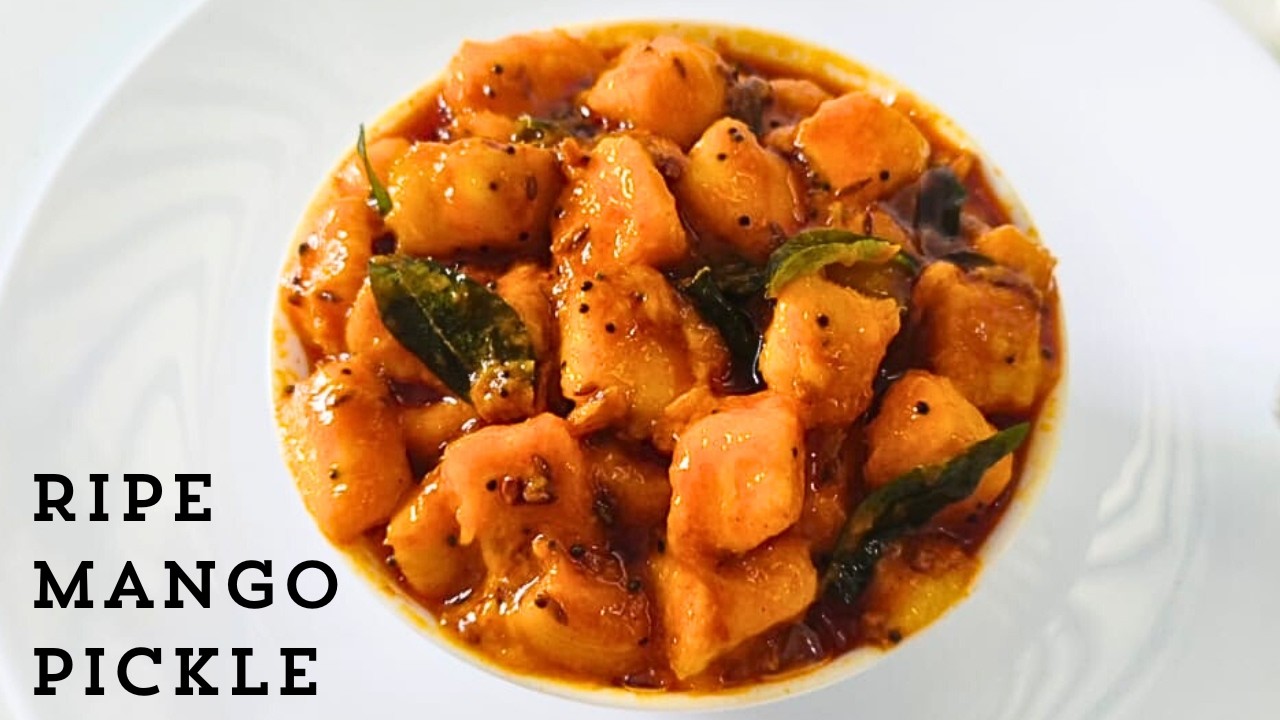 Ripe Mango Pickle Recipe &ndash; A Spicy Twist on Sweetness | How to make Ripe Mango Pickle
