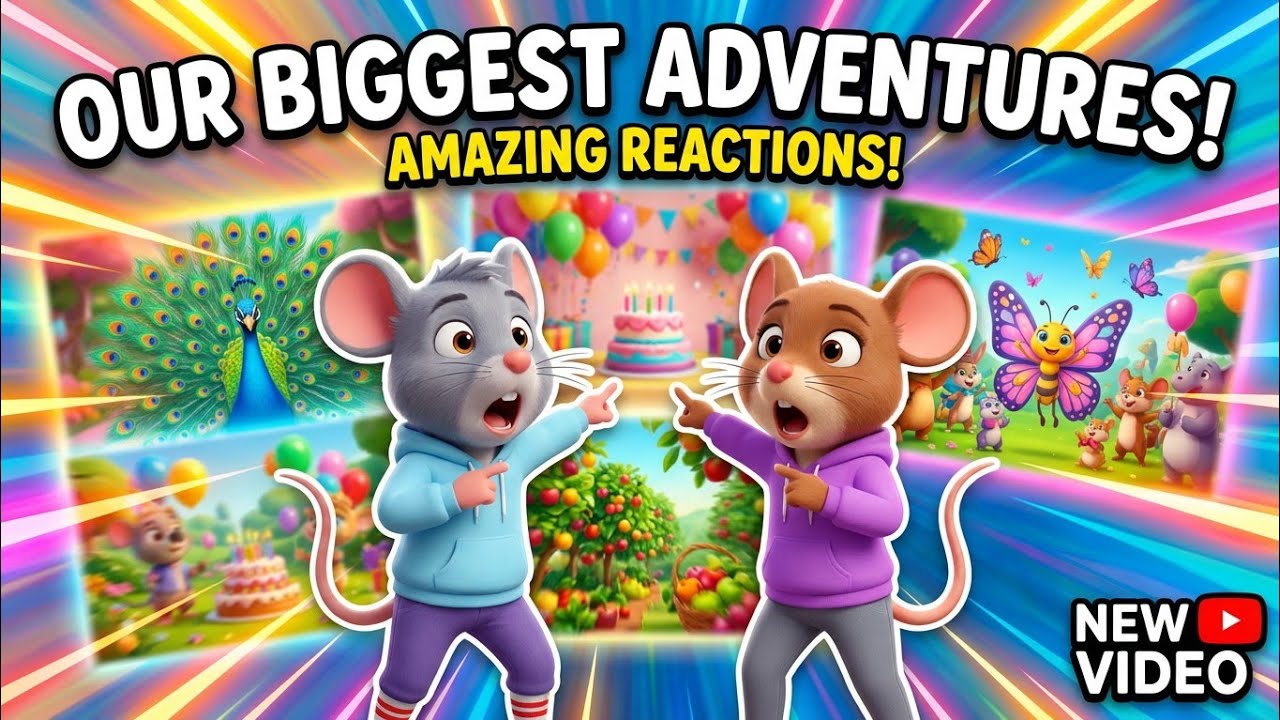 Amazing Kids Adventure Story 🌈 | Fun Cartoon Reactions | New Video 2026