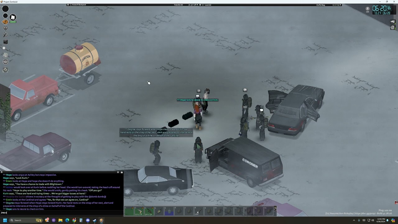 Resurrection Roleplay Server - Jessie Exchange With The Cultists