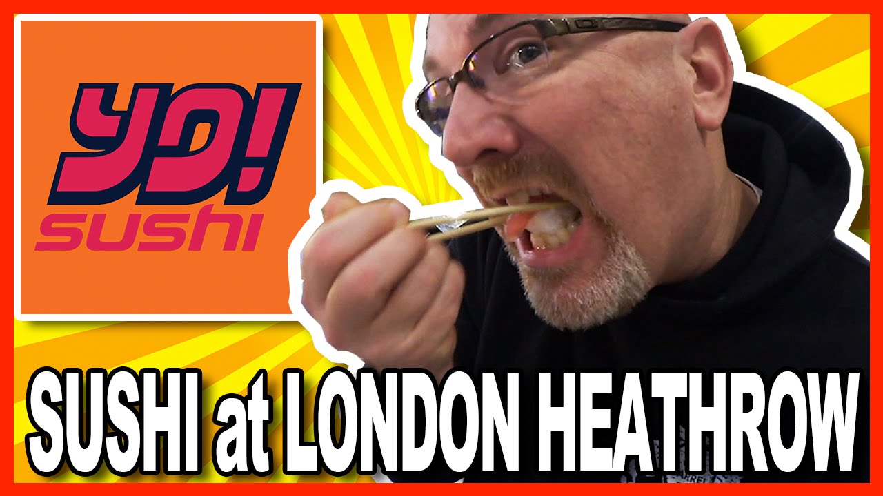 ★ Yo! Sushi ★ Review at London Heathrow Airport - SUSHI for BREAKFAST?