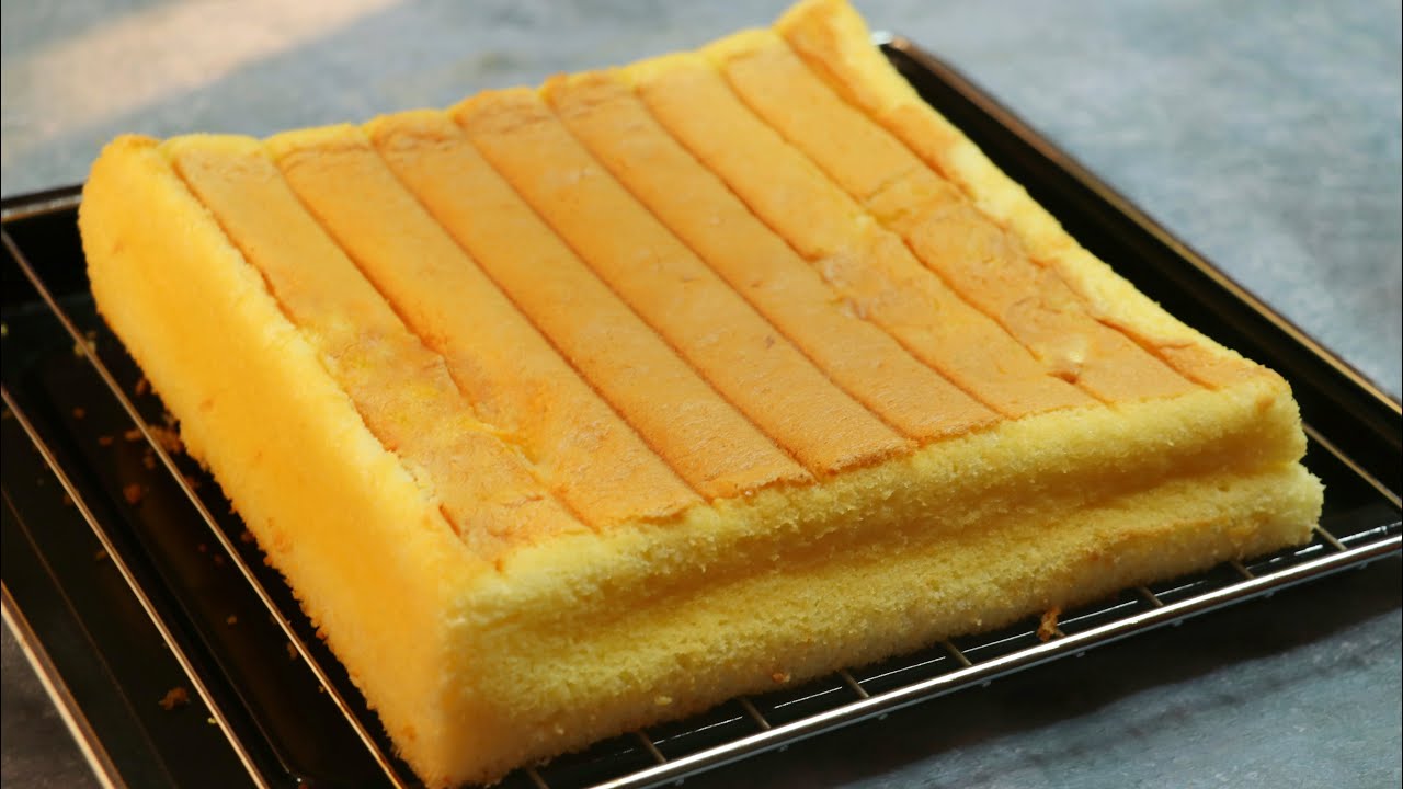 Cotton Soft Vanilla Sponge Cake Recipe | How To Make Vanilla Sponge Cake | Basic Vanilla Cake