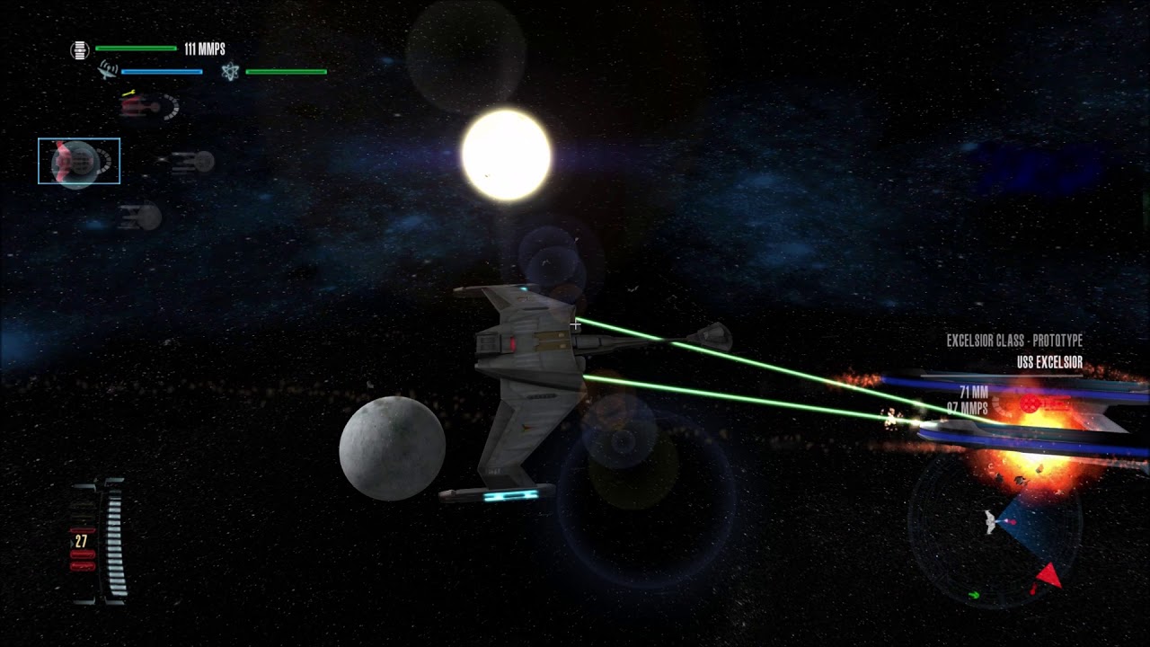 Enterprise Era Ships vs. Excelsior Class Fleet!  - Star Trek Legacy: Ultimate Universe 2.2