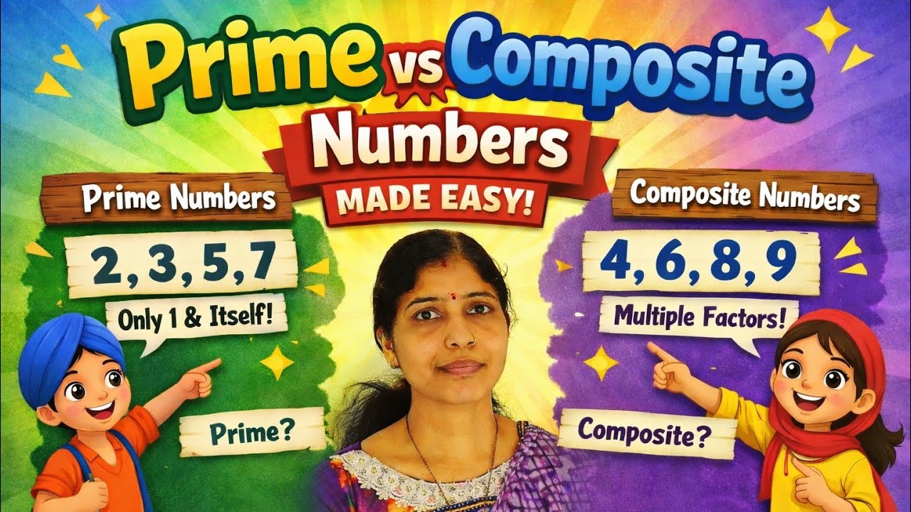 Prime and composite number सिखे आसान trick