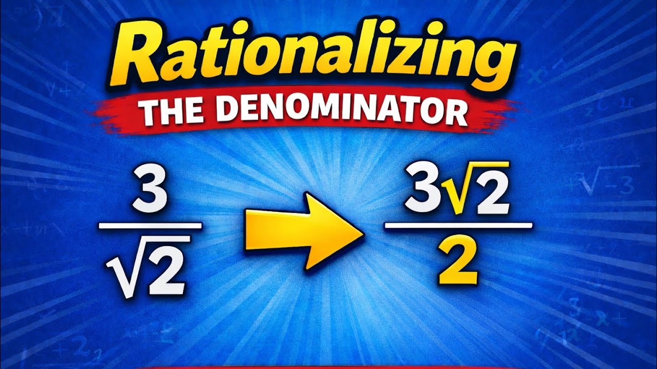 Rationalizing the Denominator Made Easy | Surds Simplified