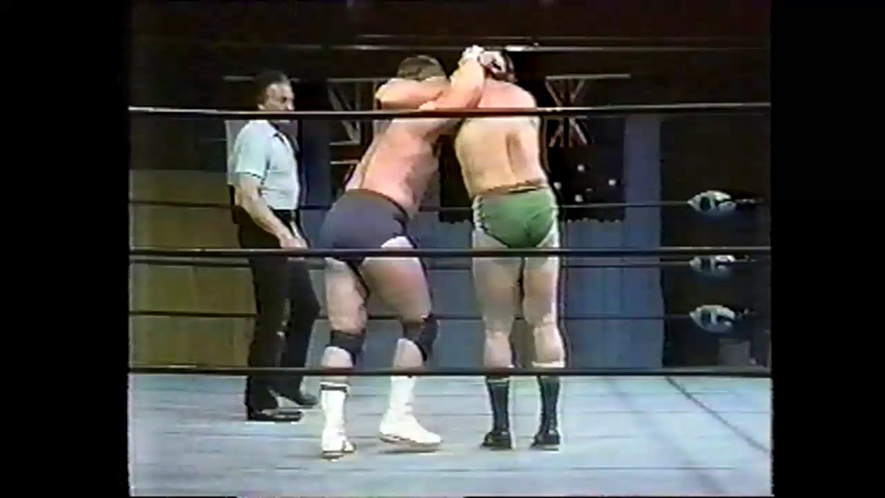Dino Bravo vs Len Denton Mid Atlantic Studio 1979