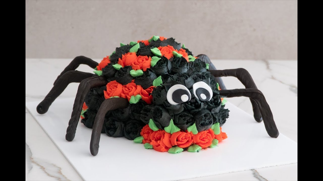Halloween Spider Cake Tutorial- Rosie's Dessert Spot
