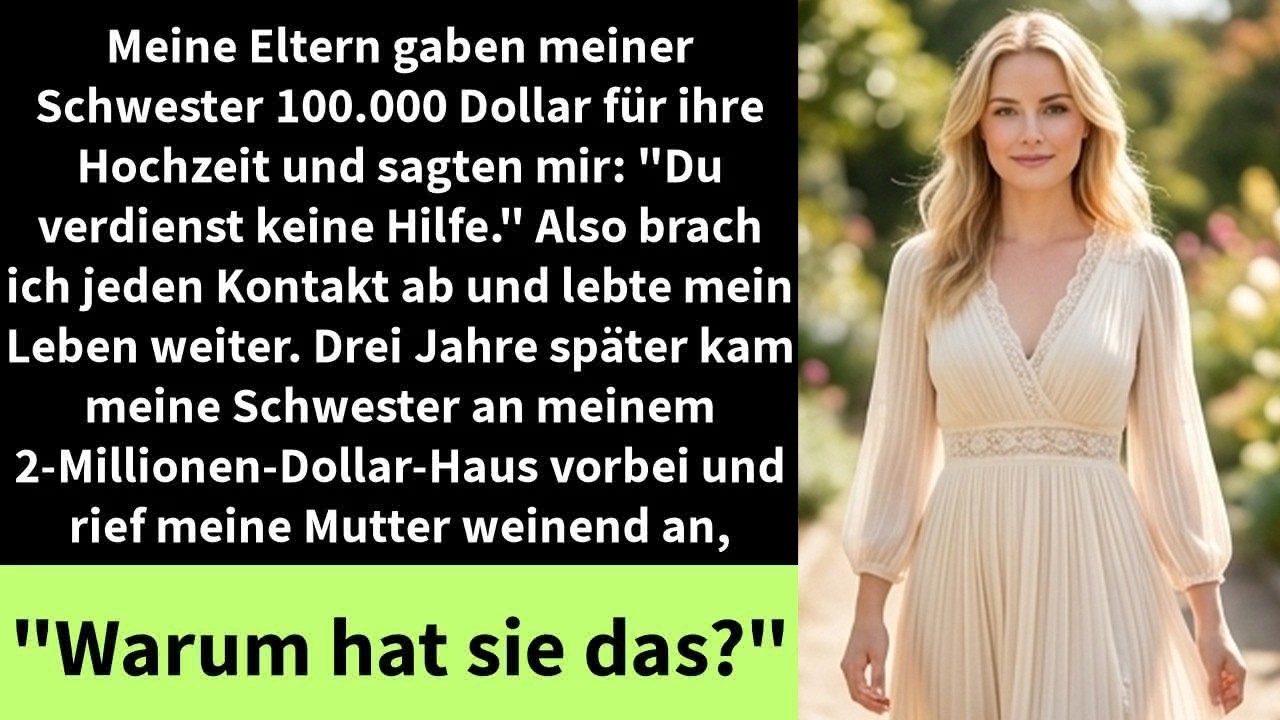100.000$ für die Schwester! 😱 Eltern: „Für dich haben wir nichts“... Mein Erbe weg?! 💍💰💔