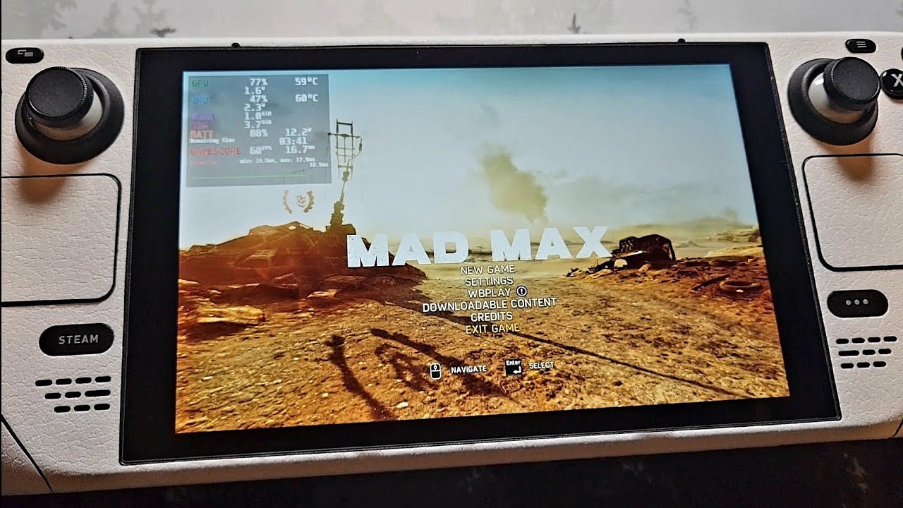 STEAM DECK - Mad Max - Ultra Settings 60FPS