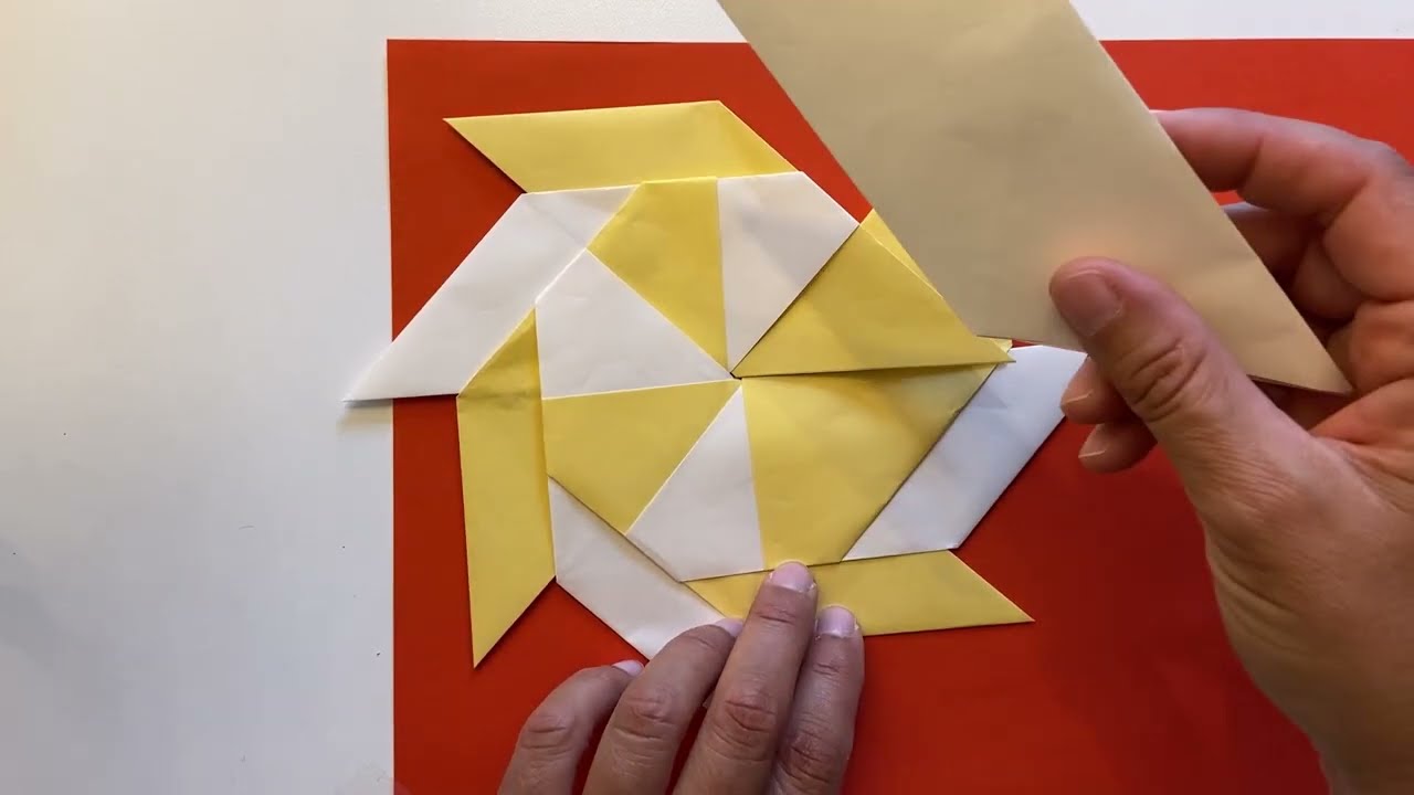 Ottagono e stella - Origami