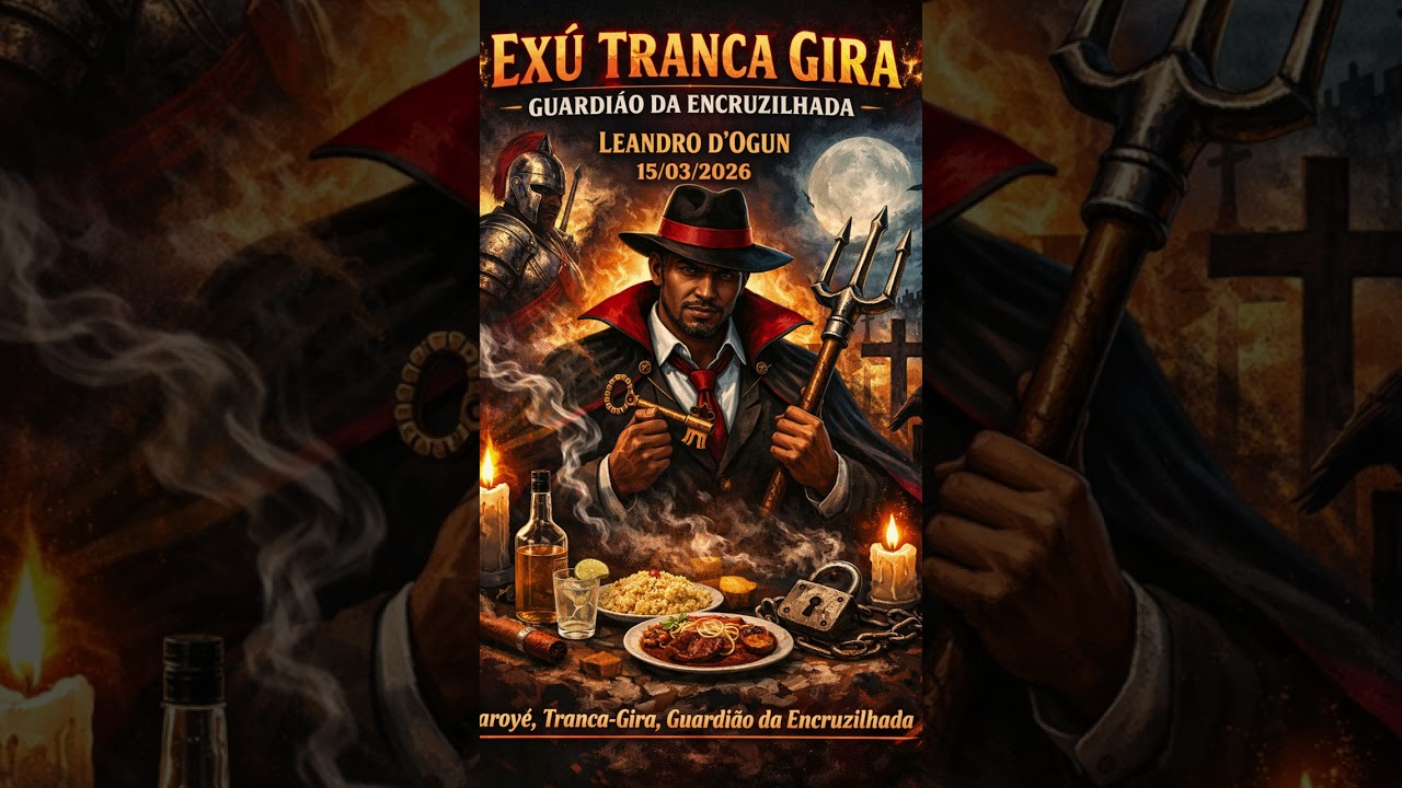 Exu Tranca Gira - Guardião da Encruzilhada - Leandro D'Ogun 15/03/2026