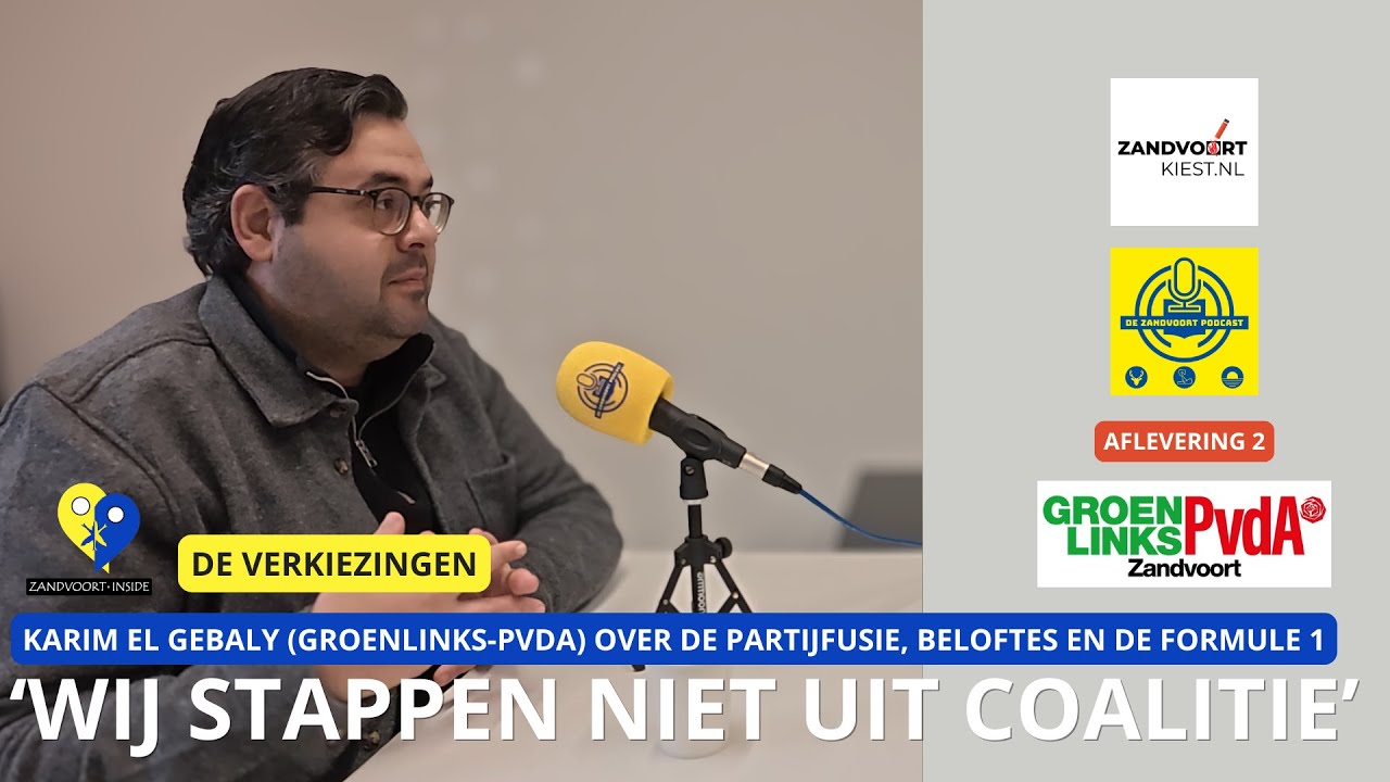 Karim el Gebaly (GroenLinks-PvdA) over de partijfusie, woningbouwbeloftes en vertrek Formule 1