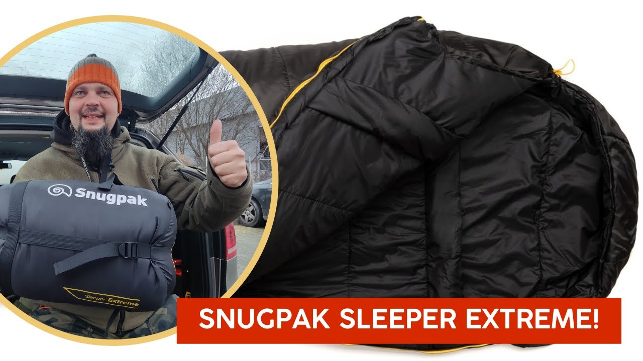 Snugpak Sleeper Extreme!  Czy warto kupić ten śpiw&oacute;r? ft. @GoUrbex