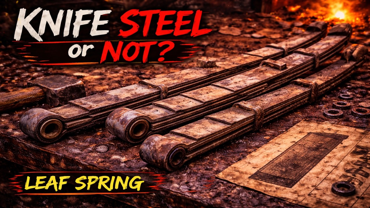Can you HARDEN Leaf Spring Steel? | Bladesmithing