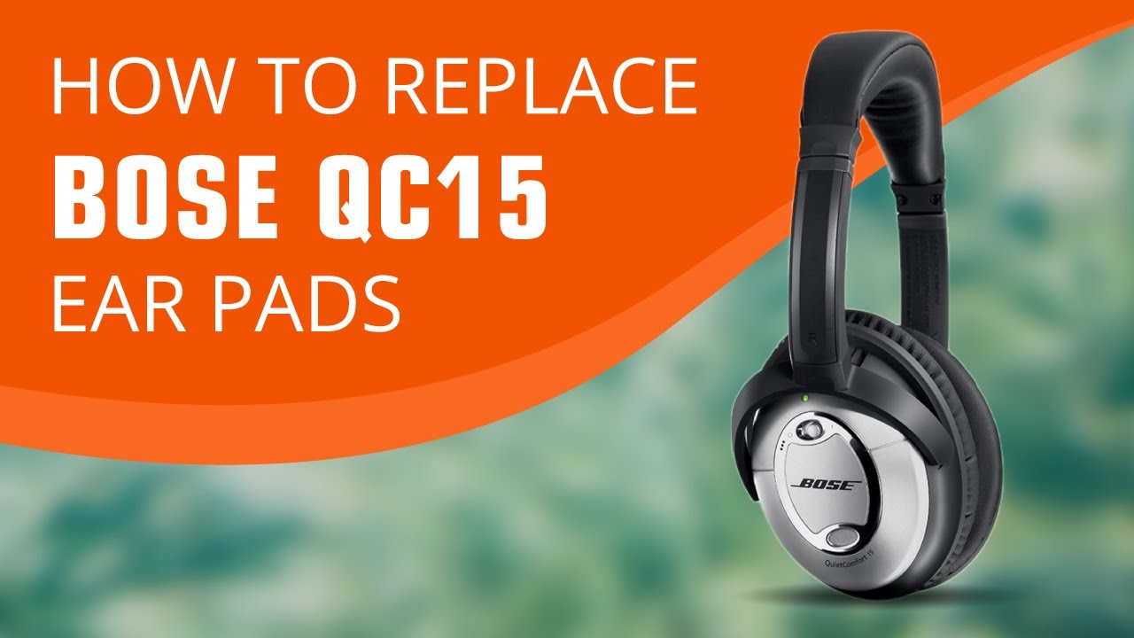 Как поменять амбушюры на наушниках Bose QC15