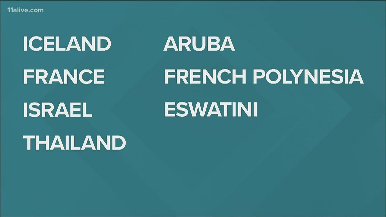 CDC adds seven countries to 'high risk' list