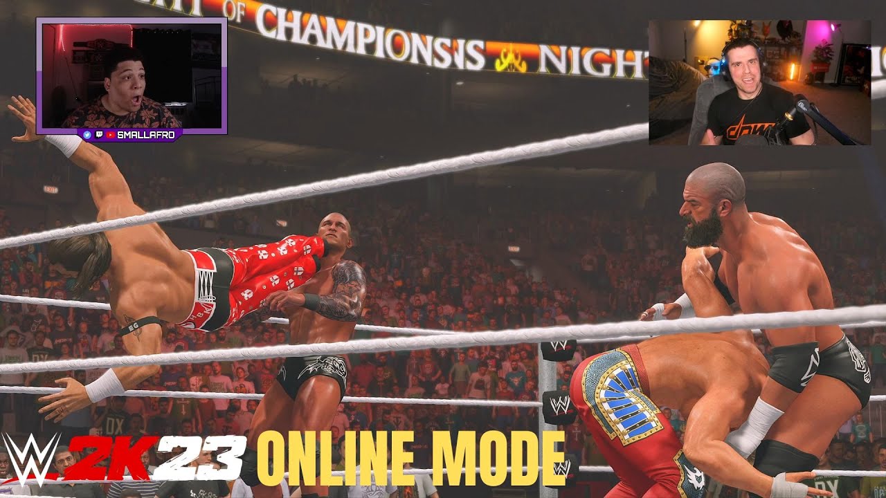 DenkOps & Smallafro TEAM UP ONLINE FOR THE FIRST TIME EVER (WWE 2K23 Online)