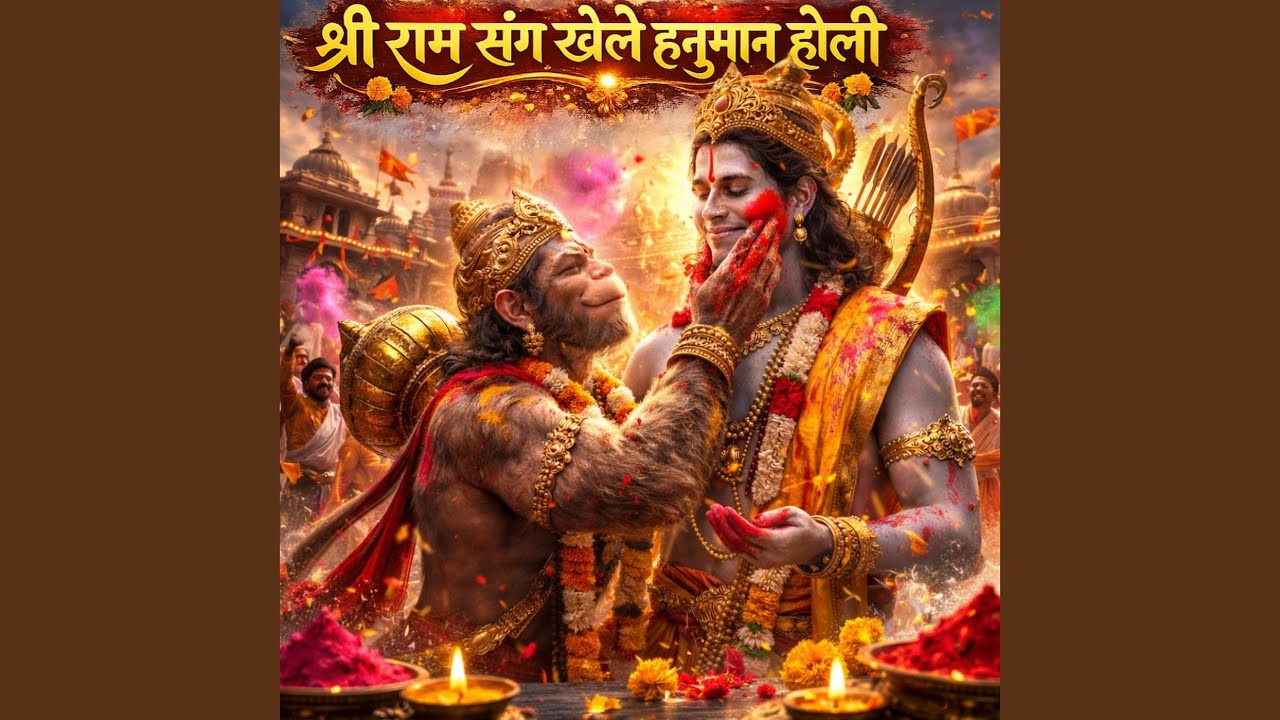 श्री राम संग खेले हनुमान होली
