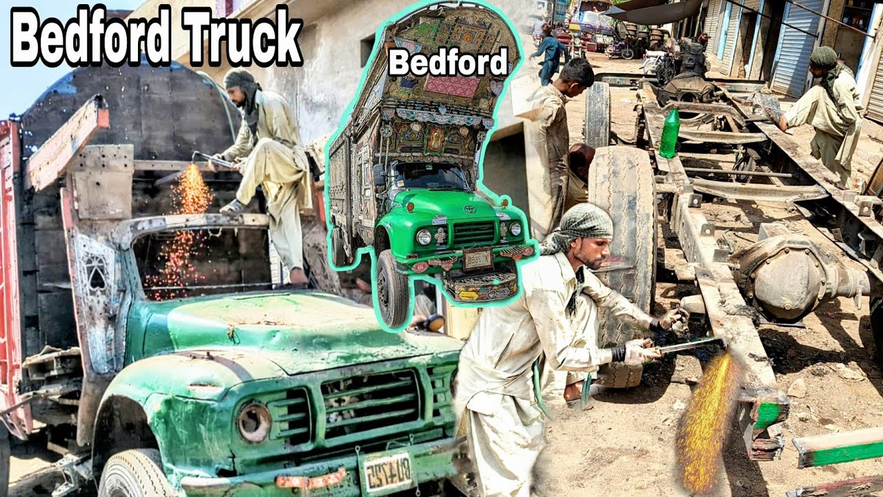 How To Bedford Truck Cargo Six Wheeler Truck Unexpected Scrap Bedford Truck 1970 model Pakistan