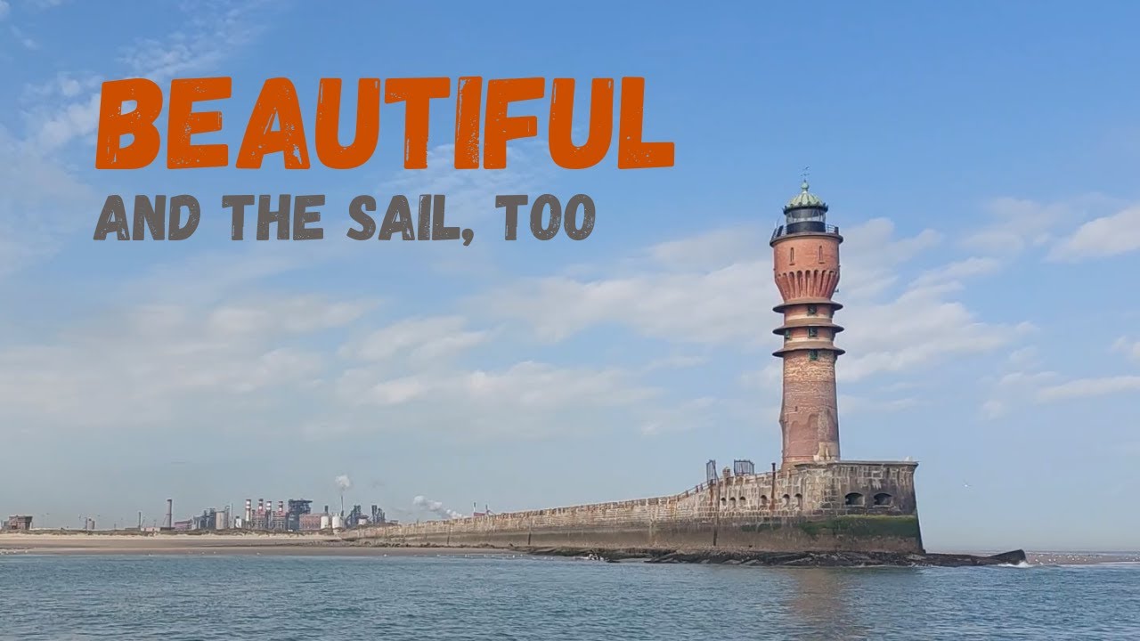 A lovely sail and Dunkerque's lighthouse is SO beautiful!  - Sabattical part 9 - Episode 84-2