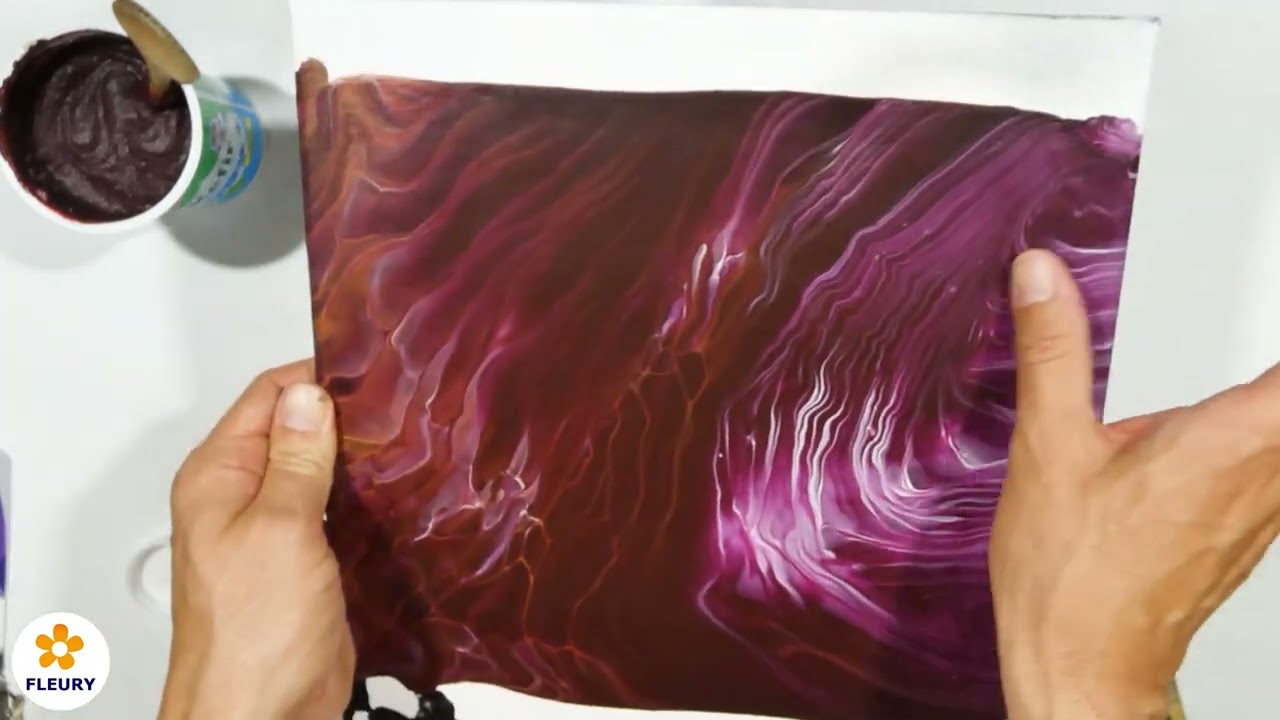Acrylic Pouring mit Sand, Resin und Pigmenten 🏖️🎨| Mixed Media Tutorial (Deutsch)