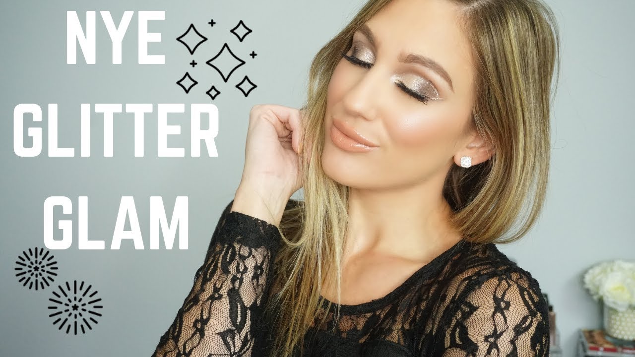 NEW YEARS EVE MAKEUP LOOK │ GLITTER GLAM