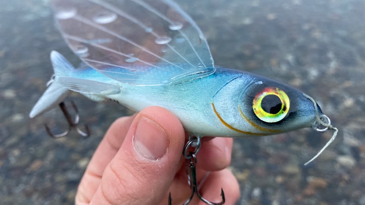 Hand Making WORLDS FIRST Flying Fish Fishing Lure