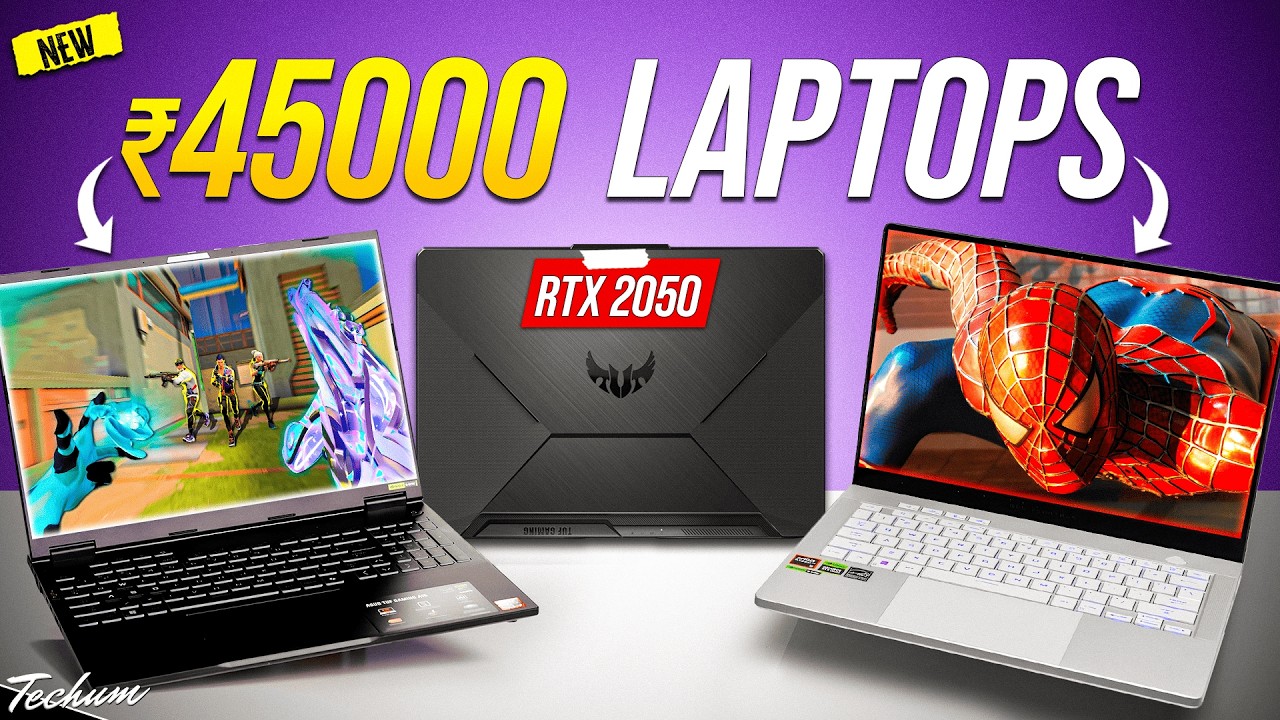 Best Gaming Laptop Under 45000 in India 2026🔥 Top 3 Performance Laptops You Must See