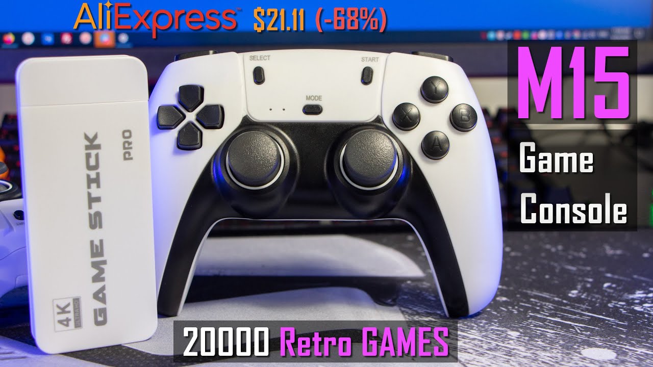 Що може ретро консоль M15 4K Game Stick 🎮 з Aliexpress? $21 за 20 000 Retro ігор і класні розваги