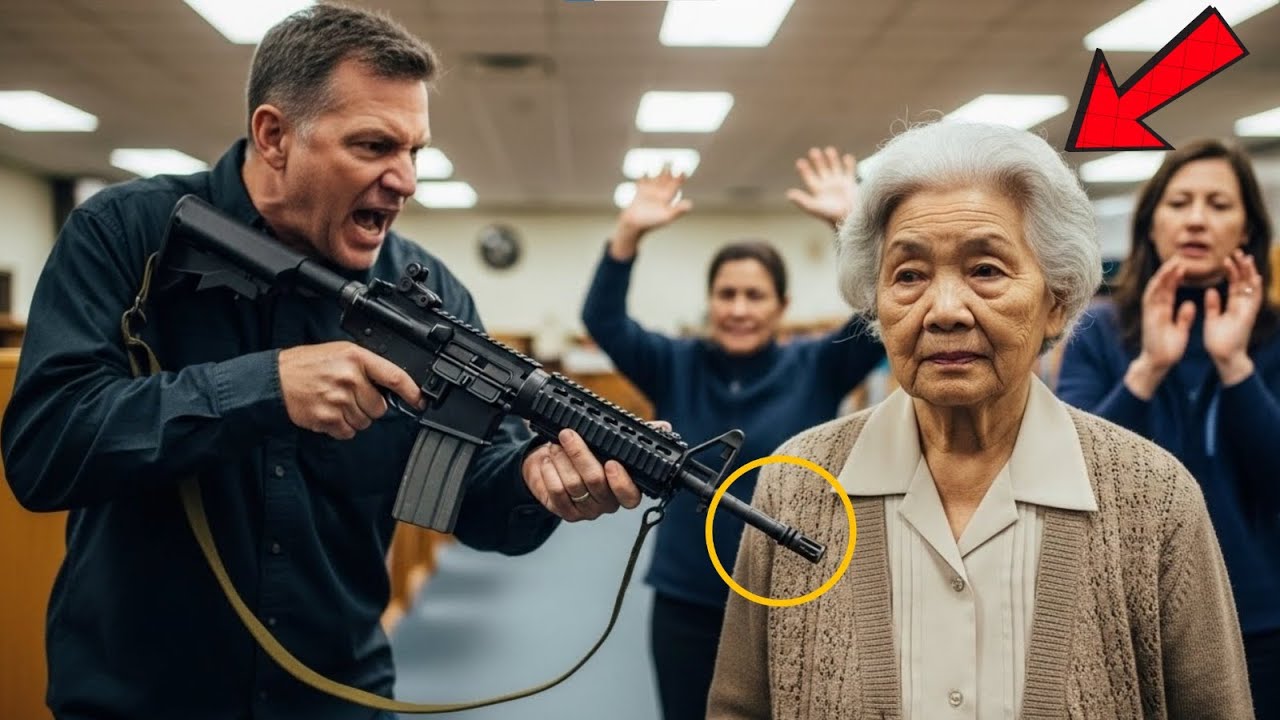 Armed Men Took the Library Hostage... They Had No Idea the Elderly Librarian Was a Retired Spy