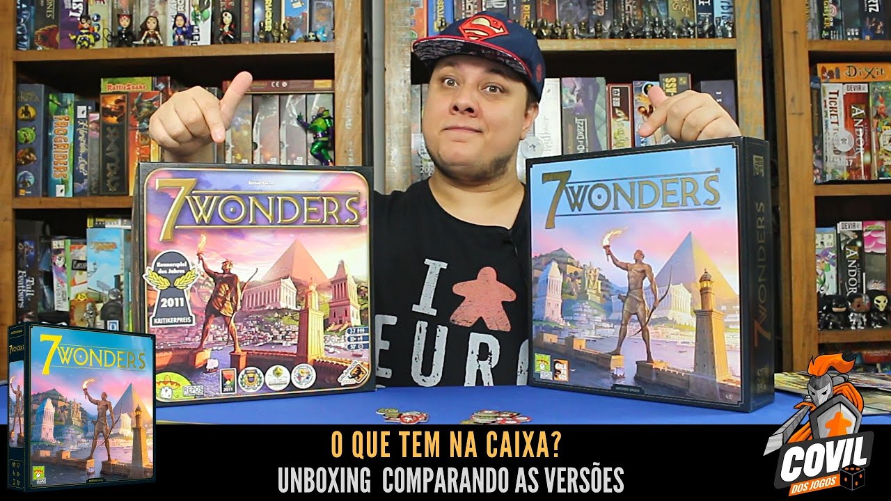 O Que Tem na Caixa? Unboxing 7 Wonders (2ª Edição)
