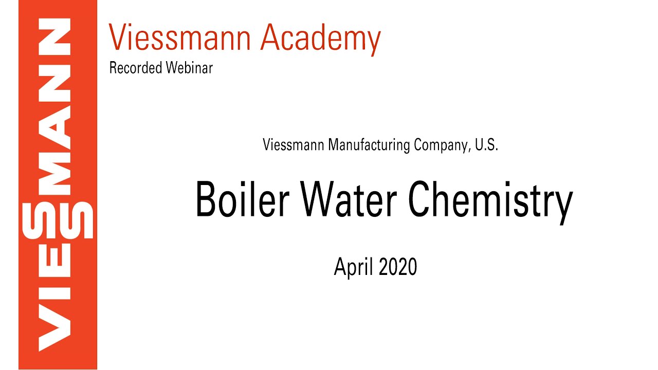 Boiler Water Chemistry Webinar - April 7th, 2020