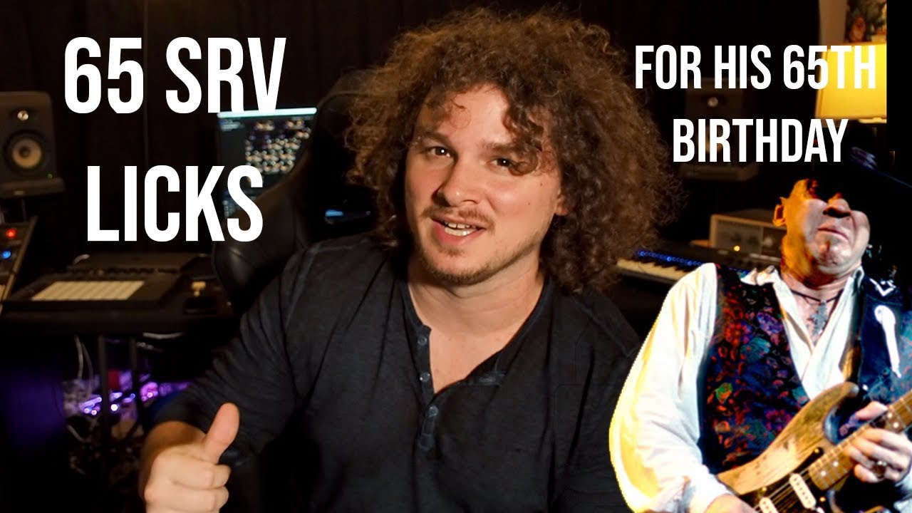 65 Stevie Ray Vaughan licks for his 65th Birthday!