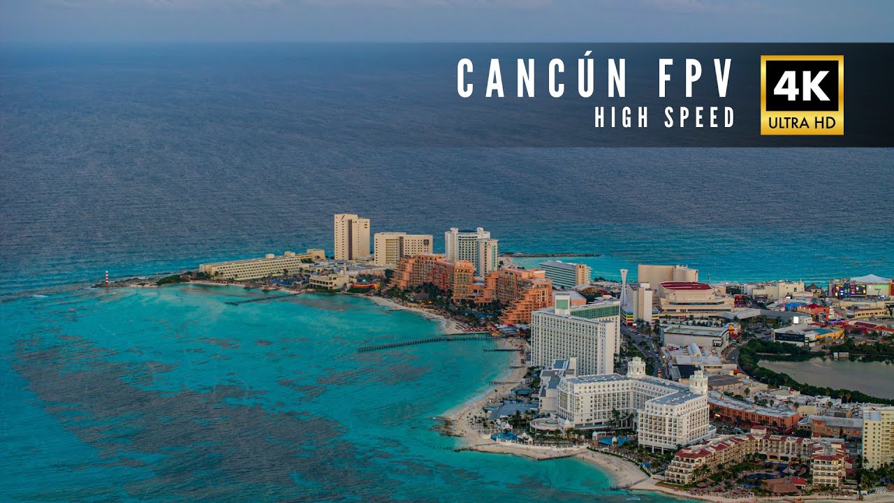 FPV Drone Racing Over Cancun | High Speed Playa Forum Action | Summer Vallum