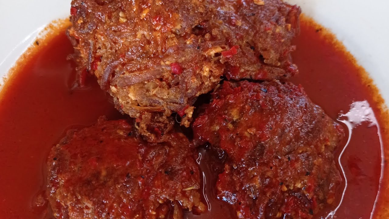 Tortitas de Carne al chile Guajillo 👌