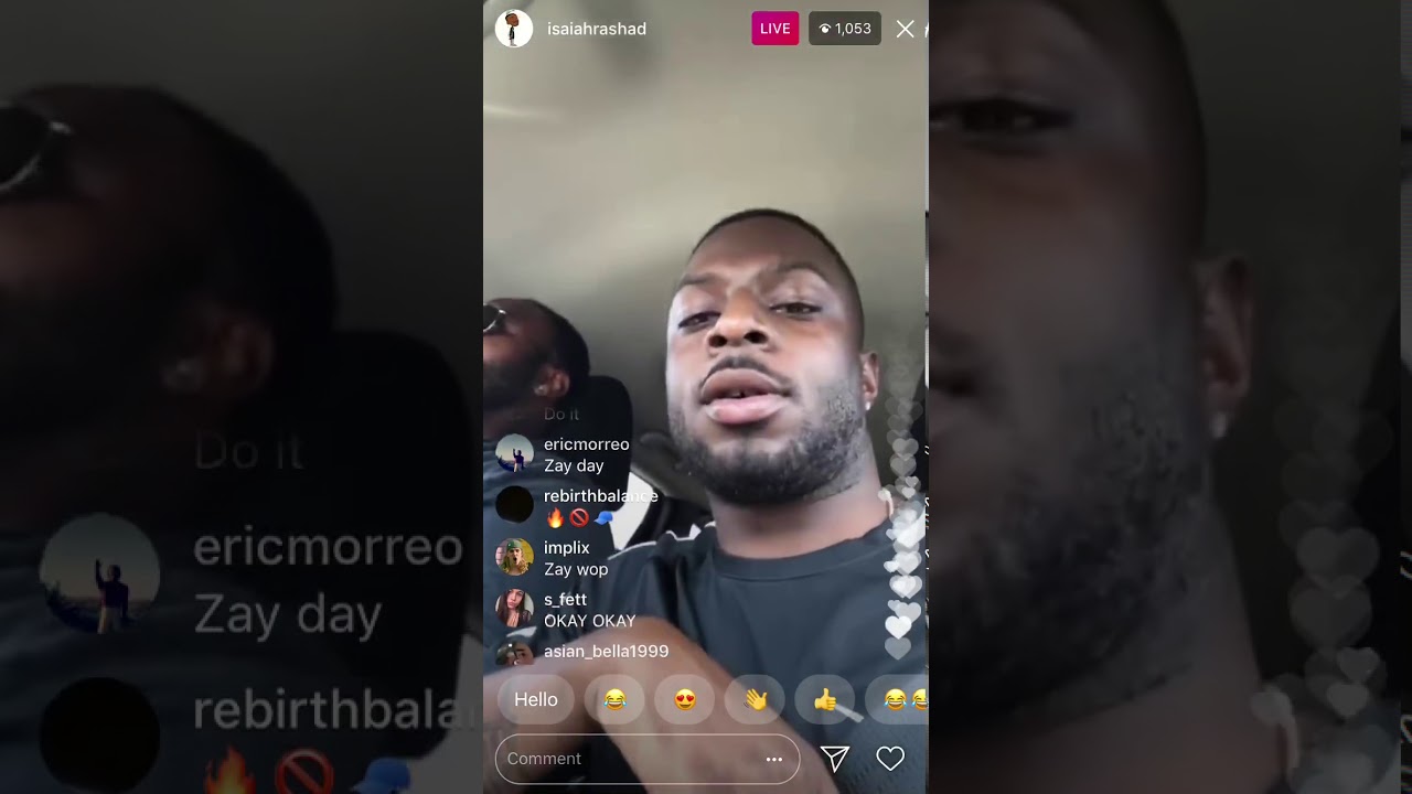 Isaiah Rashad Previews 2 New Songs on IG Live 4-8-18