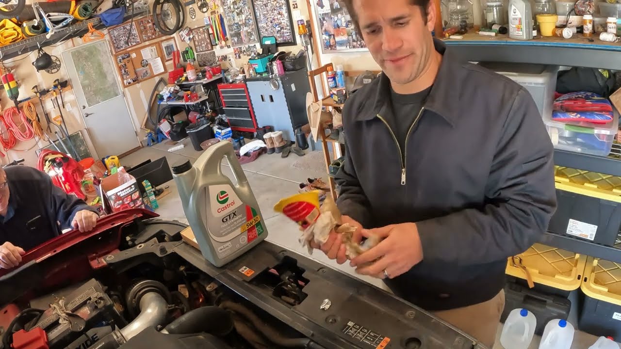 2014 Ford Flex ECO Boost Engine Oil Change and Quick Drain Plug Install