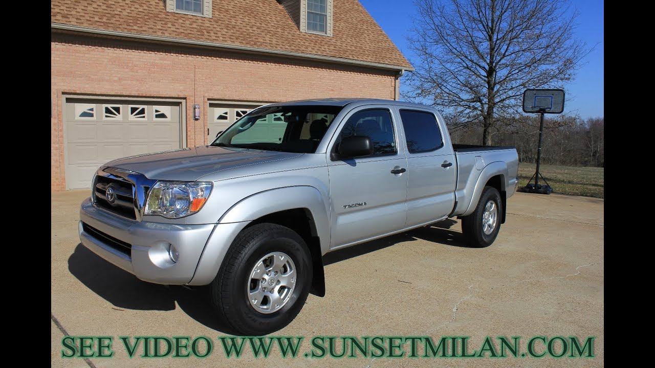 HD ВИДЕО 2010 TOYOTA TACOMA SR5 DOUBLE CAB 4X4 Б/У НА ПРОДАЖУ. СМ. WWW.SUNSETMILAN.COM