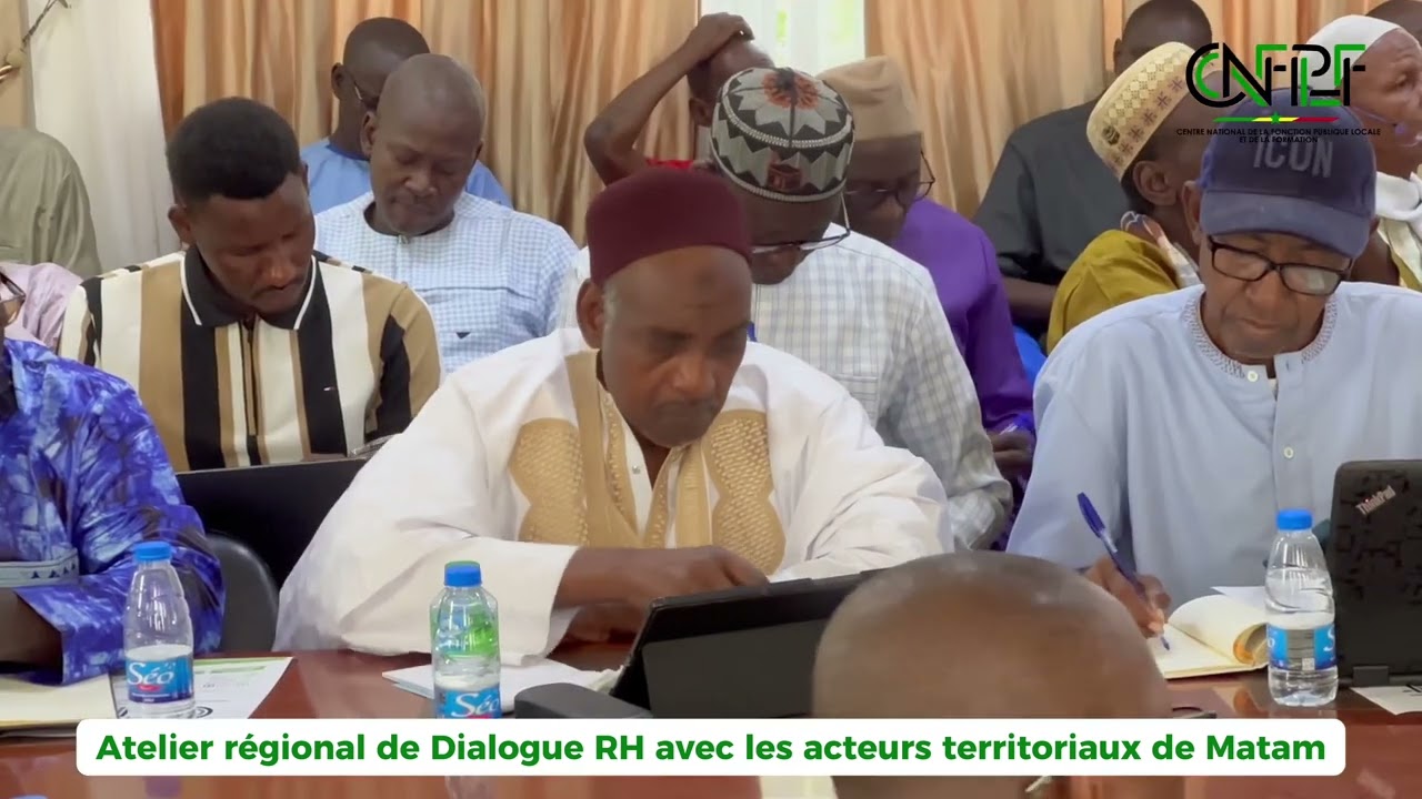 Fonction publique locale : la région de Matam a reçu la mission de Dialogue RH du CNFPLF