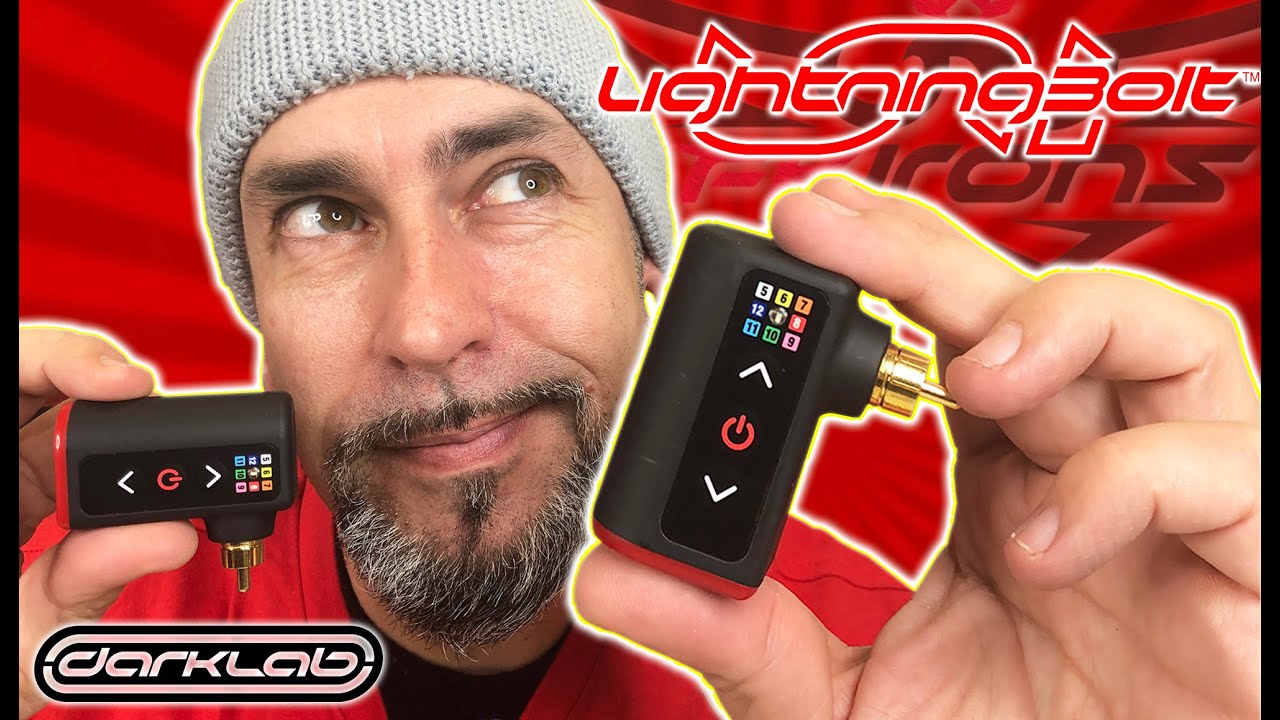 LIGHTNINGBOLT UNI Darklab | Batería Universal FKIRONS Tattoo | Video Tutorial Akira Body Art