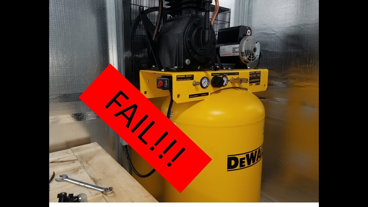 DeWalt Two Stage Compressor Fail and Review!!!!