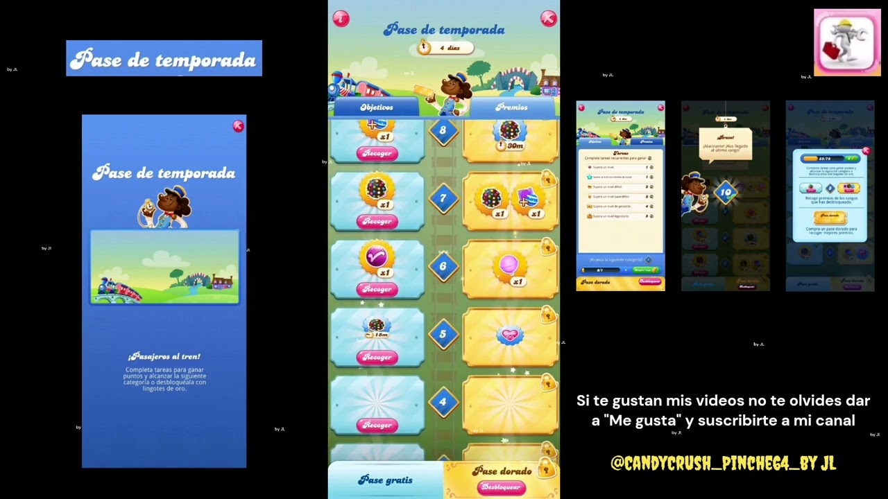 Pase de temporada - Candy Crush Saga 👊😎🎉🫵🍭📱👌#candycrushpinche64