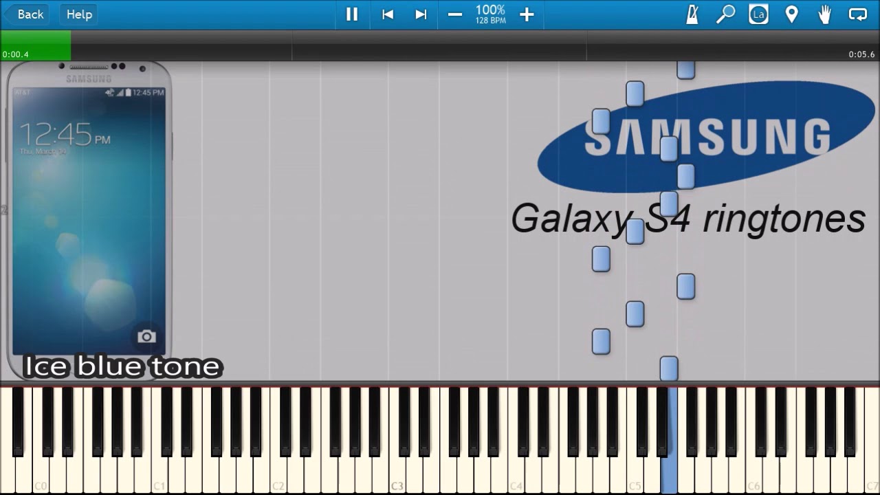 SAMSUNG GALAXY S4 RINGTONES IN SYNTHESIA